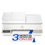 HP ENVY 6520e Wireless All-in-One Color Printer, Instant Ink; Photo printing