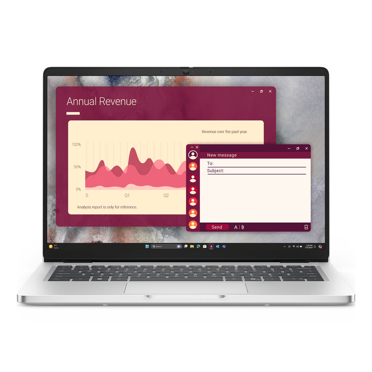 DELL Pro 14 PC14250 Intel Core Ultra 5 235U Laptop 35.6 cm (14in) Full HD+ 16 GB DDR5-SDRAM 512 GB SSD Wi-Fi 6E (802.11ax) Windows 11 Pro UK English Platinum