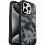 OtterBox Symmetry Series for MagSafe for iPhone 15 Pro, Burnout Sky (Black)