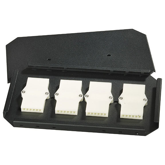 Black Box JPM440A Fibre Optic Adapter 4 pc(s) White