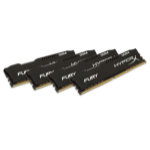 HyperX FURY Black 16GB DDR4 2400MHz Kit memory module 4 x 4 GB