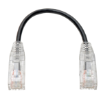 Tripp Lite N201-S8N-BK networking cable Black 7.87" (0.2 m) Cat6 U/UTP (UTP)