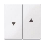 Merten 432425 light switch Thermoplastic White
