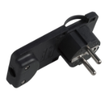 Microconnect PESCHPLUG-B power plug adapter Type F Black