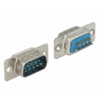 DeLOCK 65881 wire connector Sub-D 9 pin Blue, Silver