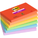 Post-It Post it Super Sticky Notes Playful Colours 76x127mm 90 Sheets (Pack 6) 7100258796