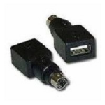 4XEM USB - PS2 PS/2 Black