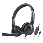 Creative Labs Chat USB Headset Wired Head-band Office/Call center USB Type-C Black