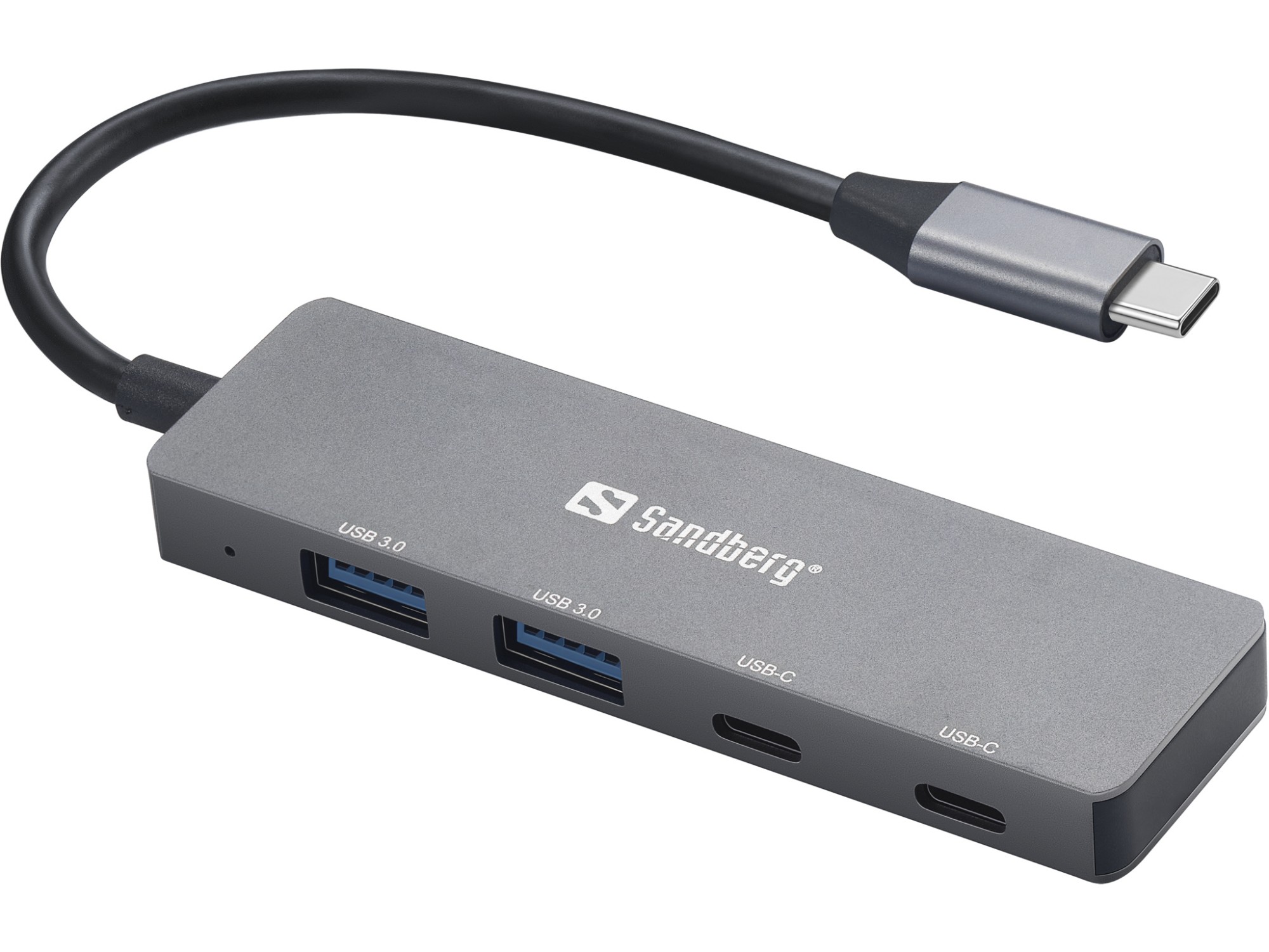 Photos - Card Reader / USB Hub Sandberg USB-C to 2xUSB-A + 2xUSB-C Hub 136-50 