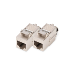 Digitus CAT 8.1 Keystone Module, Shielded, Tool-free Connection - 2 pcs