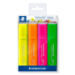 Staedtler 364 P WP4 marker 4 pc(s) Chisel tip Green, Orange, Pink, Yellow