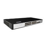 BDCOM S2528-C network switch Gigabit Ethernet (10/100/1000) Black, Grey