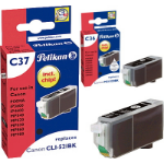 Pelikan 4105615/C36C37 Ink cartridge multi pack black PGI+CLI, 2x3.43K pages 9ml Pack=2 (replaces Canon CLI-521BK) for Canon Pixma IP 3600/MP 980