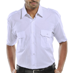 BEESWIFT Pilot Shirt Short Sleeve White 15