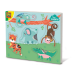 SES Creative Tiny Talents Touch and feel animal puzzle Frame puzzle 5 pc(s) Animals
