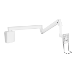 Multibrackets 5570 flat panel bureau steun 68,6 cm (27") Wit Muur