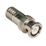 4Cabling RG6 Quad BNC Crimp Connector | Integrated Pin