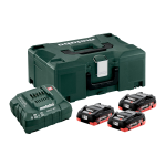 Metabo 685133000 cordless tool battery / charger Battery & charger set