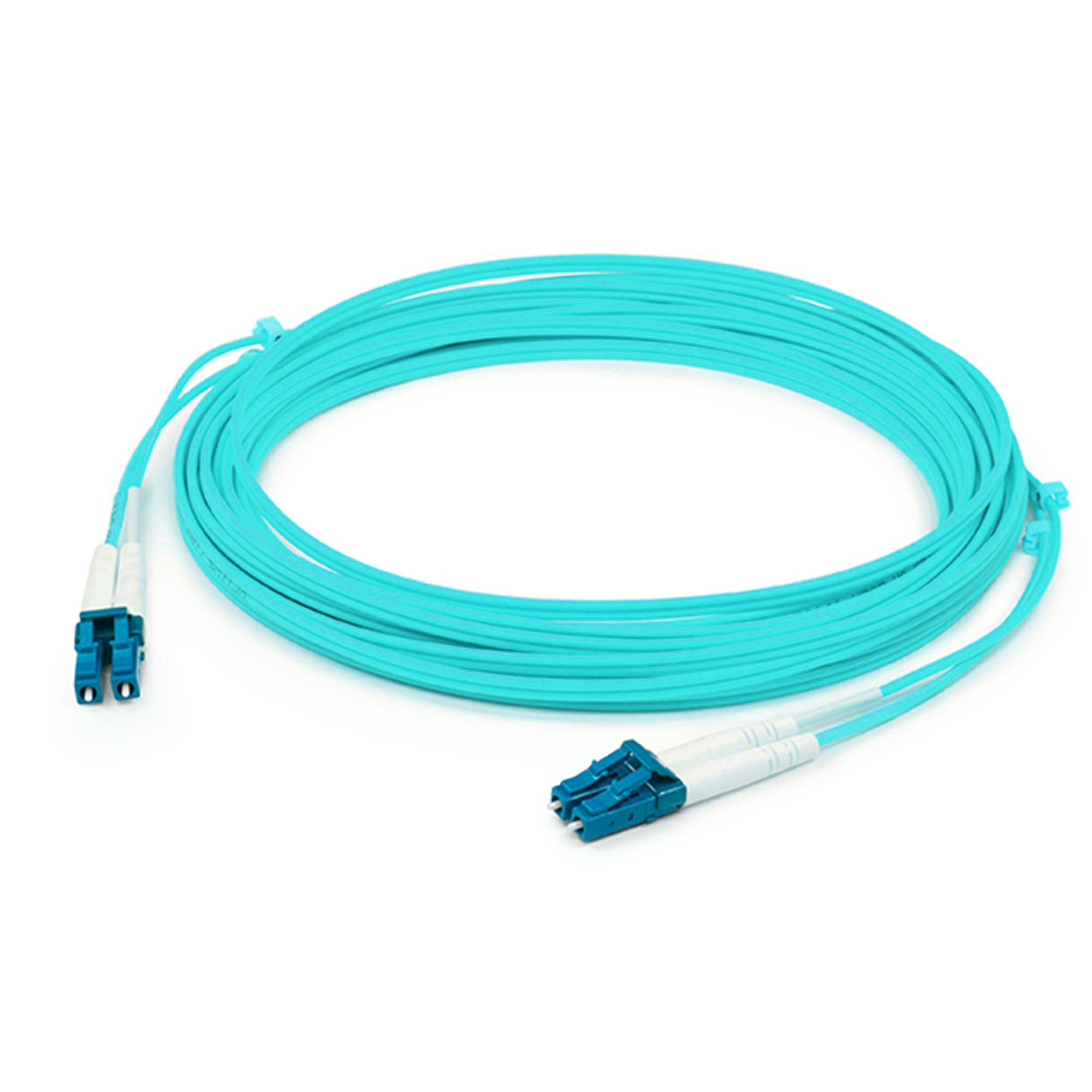 Image of Titan LCLCOM3DAQ2/CL fibre optic cable 2 m LC OM3 Aqua colour