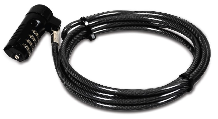Image of Port Designs 901209 cable lock Black 1.8 m