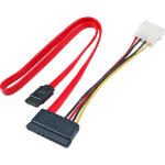 EFB Elektronik K5349.050 SATA-kabel 0,5 m SATA 22-pin SATA 7-pin Zwart, Rood, Wit, Geel
