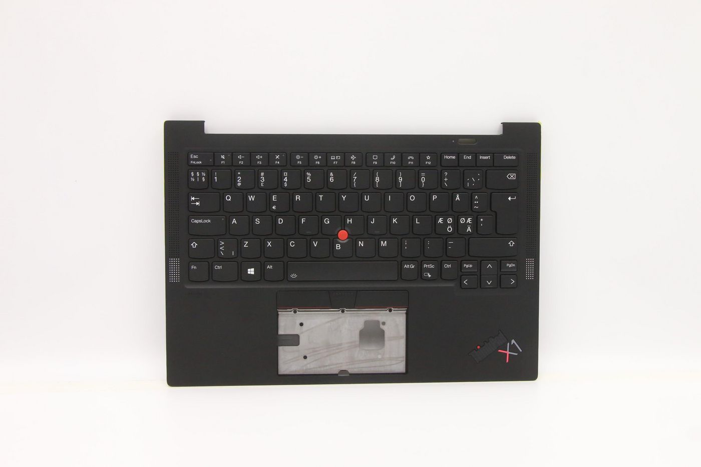 Image of Lenovo Panther-1 FRU GRP KBD Bezel ASM Nordic (w/ BL KBD, - Approx...