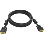 Vision TC 1MVGAP/BL VGA cable 1 m VGA (D-Sub) Black