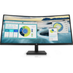 HP P34hc G4 86.4 cm (34") 3440 x 1440 pixels Quad HD LED Black