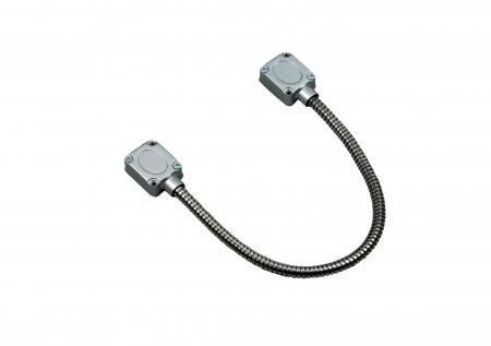 Metal Door Loop, 450mm Long,  Box Fittings at Each End thumbnail