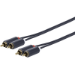 Vivolink PRORCARCA15 audio cable 15 m 2 x RCA Black