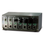 PLANET MCon 7 Slot Chassis network media converter Black