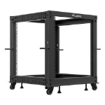 Lanberg OR01-6112-B rack 12U Vrijstaande rek Zwart