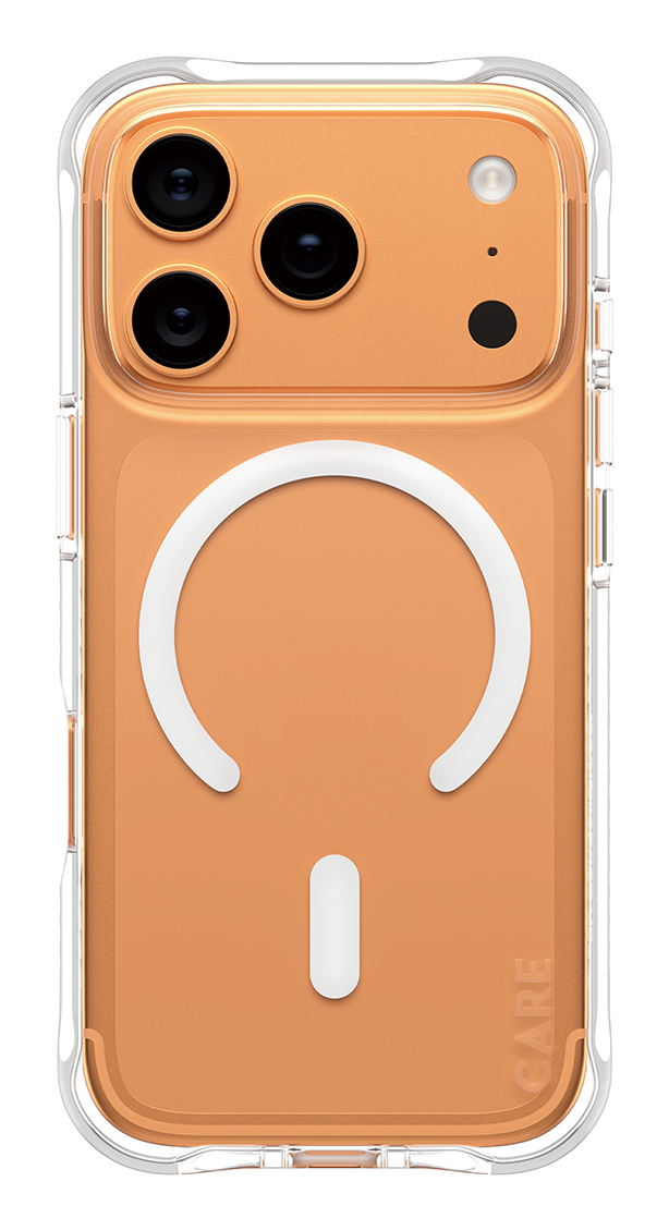 PanzerGlass CARE by Â® Fashionable Case Samba Transparent w. White MagSafe iPhone 17 Pro