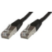Microconnect 1m Cat6 FTP networking cable Black F/UTP (FTP)
