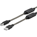 Vivolink PROUSBAB5 USB cable 5 m USB 2.0 USB A USB B Black