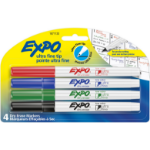EXPO 1871133 marker 4 pc(s) Black, Blue, Green, Red