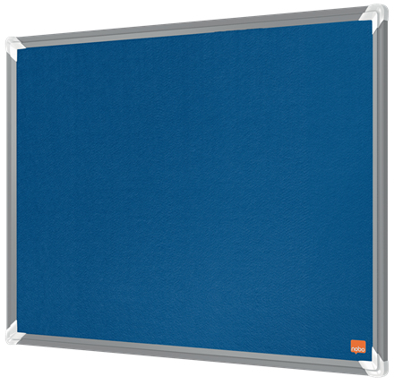 Nobo Premium Plus Felt Notice Board 600 x 450mm Blue 1915187