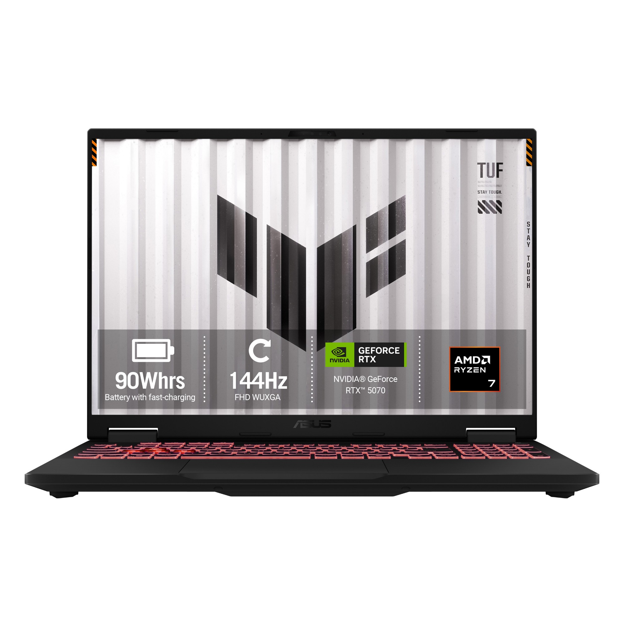 TUF Gaming A16 FA608 FA608UP-TU131W 40.6 cm (16) Gaming Notebook - Full HD Plus - 144 Hz - AMD Ryzen 7 Ryzen 200 Series 260 - 16 GB - 1 TB SSD - Jaeger Gray thumbnail