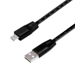 LogiLink CU0158 USB cable USB 2.0 1 m USB A Micro-USB B Black