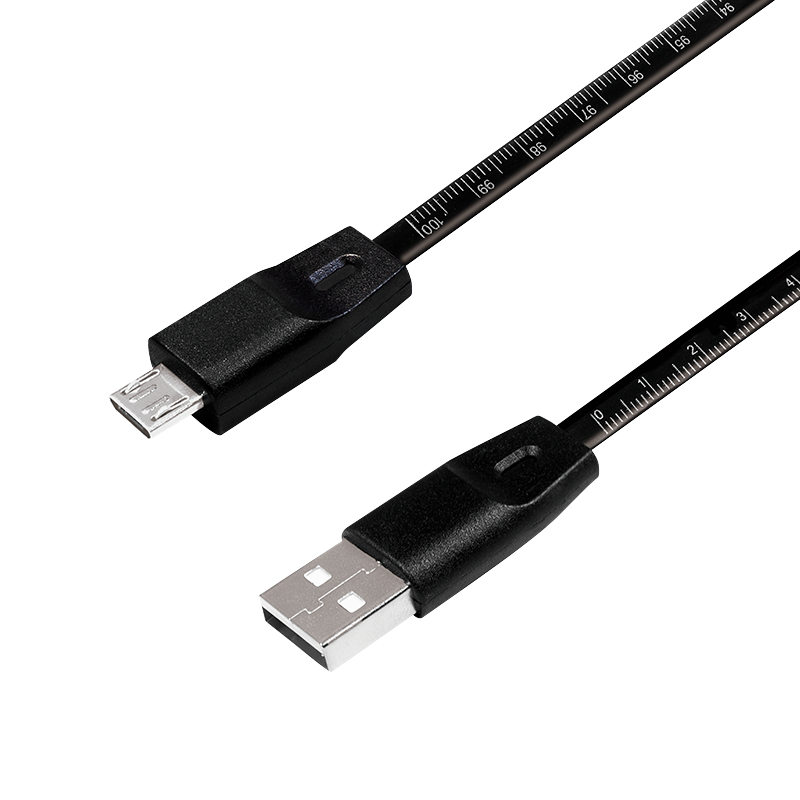Image of LogiLink CU0158 USB cable 1 m USB 2.0 USB A Micro-USB B Black