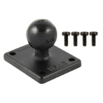 RAM Mounts Square Base Adapter with Hardware for Magellan Maestro + More