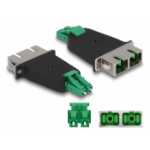 DeLOCK 87946 glasvezeladapter LC/SC 1 stuk(s) Zwart, Groen