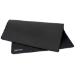 Manhattan XL Gaming Mousepad Smooth Top Surface Mat, Large nylon fabric surface area to improve tracking for better mouse performance (400x320x3mm), Non Slip Rubber Base, Waterproof, Stitched Edges, Black, Lifetime Warranty