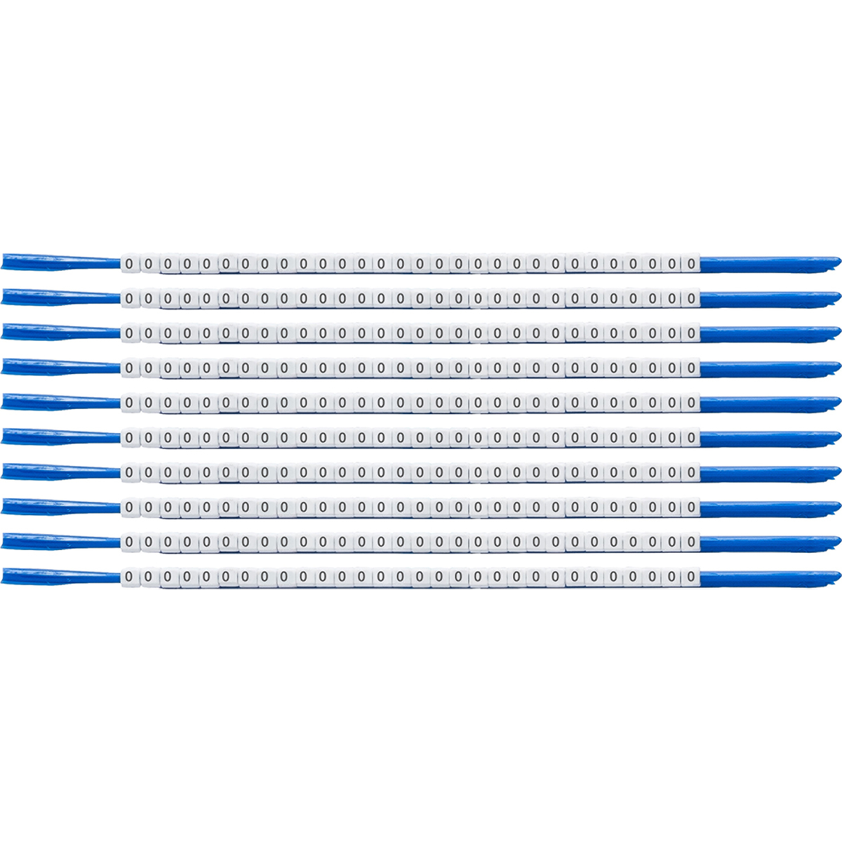 SCN-07-0 cable marker Black, White Nylon 300 pc(s)