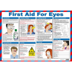 Safety First Aid Gro First Aid for Eyes Poster A2 Laminated