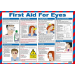 Safety First Aid Gro First Aid for Eyes Poster A2 Laminated