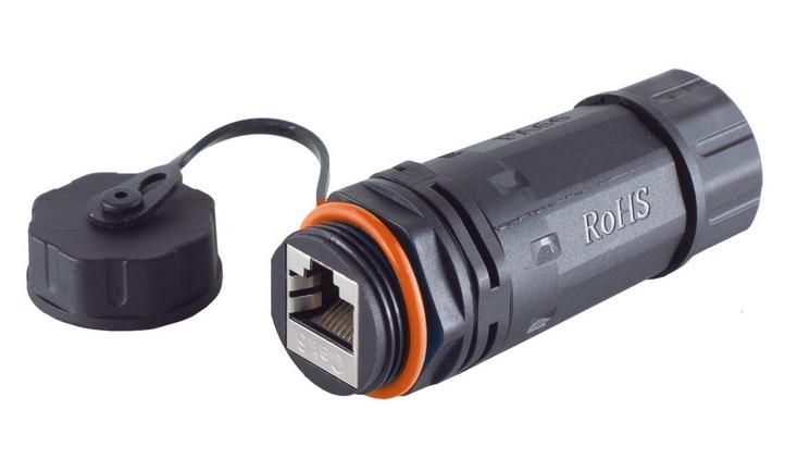 Image of Microconnect RJ45 coupler, CAT 6a, IP68,