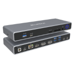 BluPeak UCMPD05 laptop dock/port replicator Wired USB 3.2 Gen 1 (3.1 Gen 1) Type-C Black