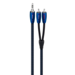 AudioQuest 1m Victoria 3.5mm - 2xRCA audio cable Black