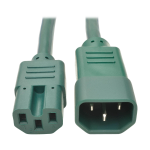 Tripp Lite P018-003-AGN power cable Green 35.4" (0.9 m) C14 coupler C15 coupler